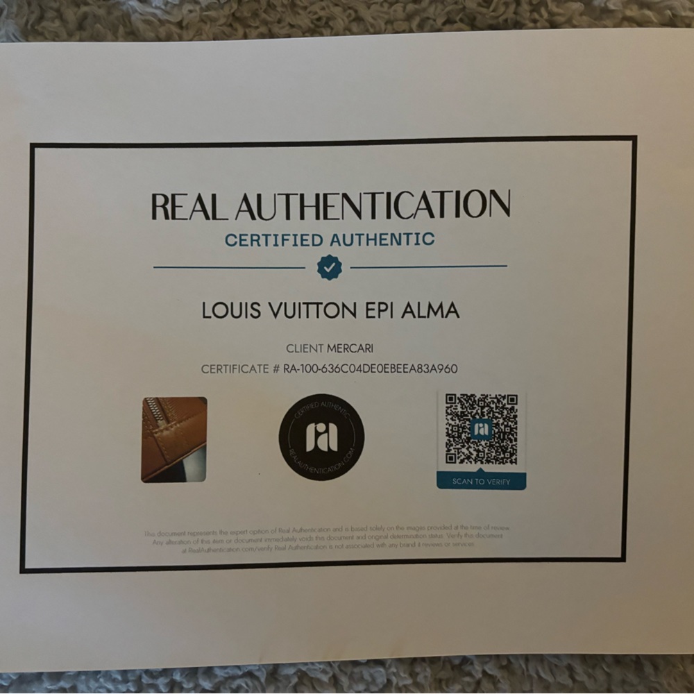 Louis Vuitton EUC Epi Alma PM - Picture 5 of 17
